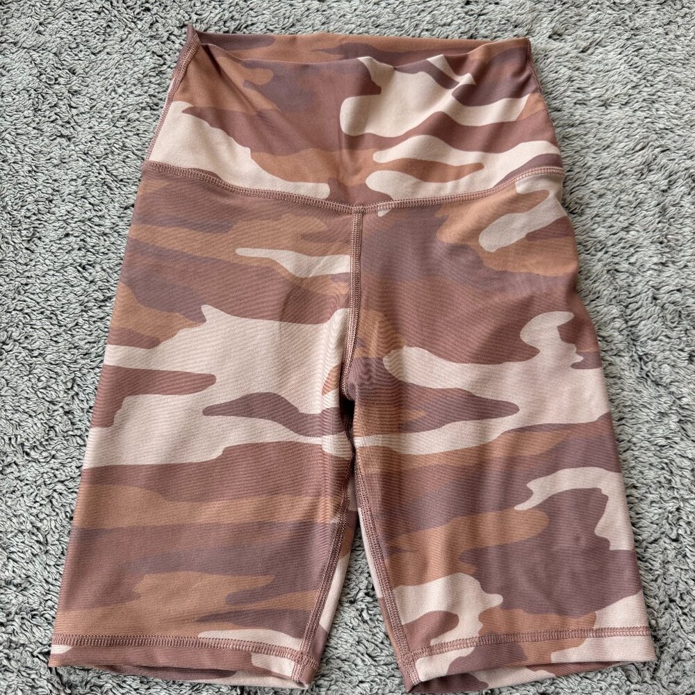 Aerie Pink Camo Bike Shorts